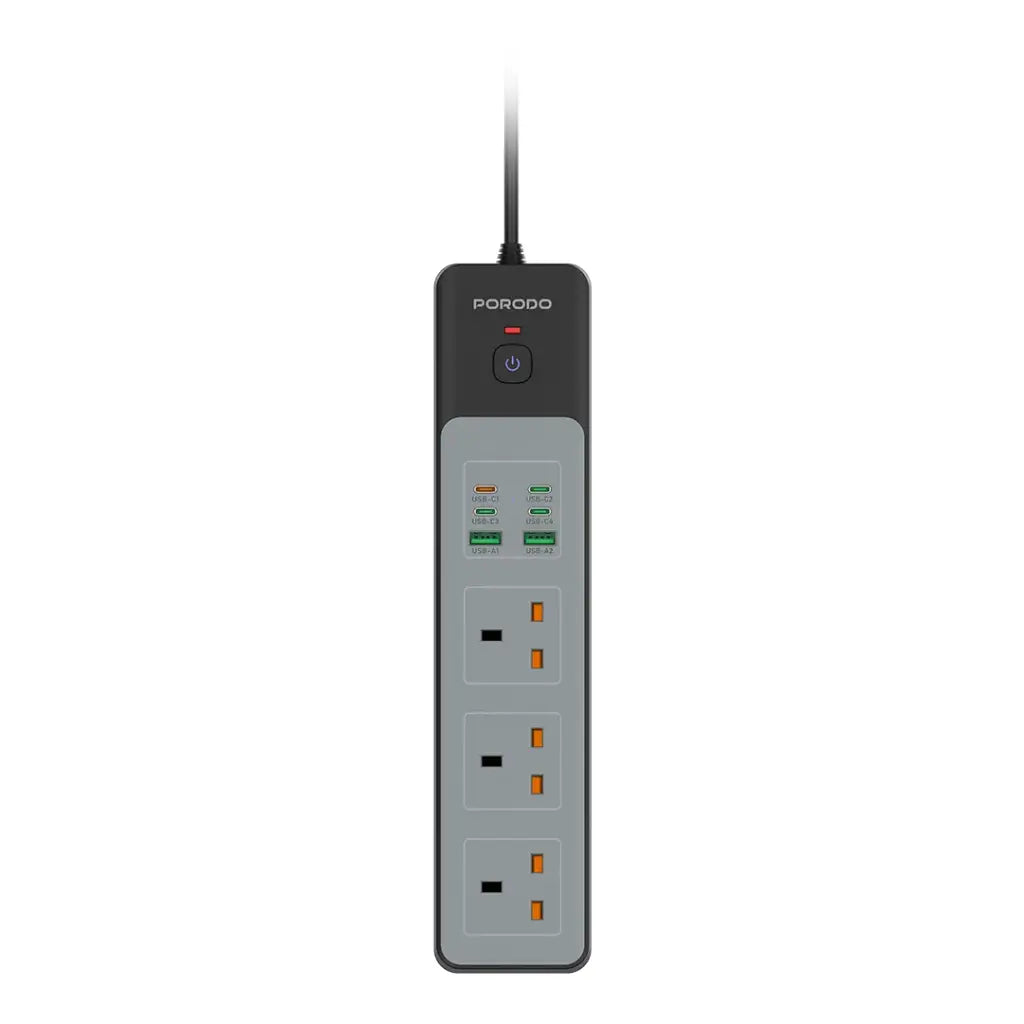 Porodo 3AC | 45W | 3000W Power Strip