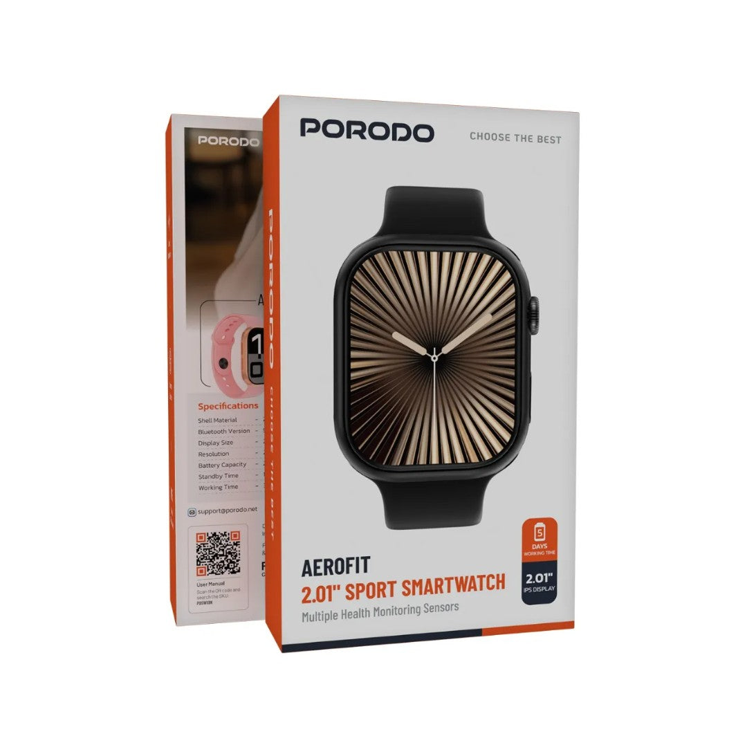 Porodo Aerofit 2.01" Sport Smartwatch