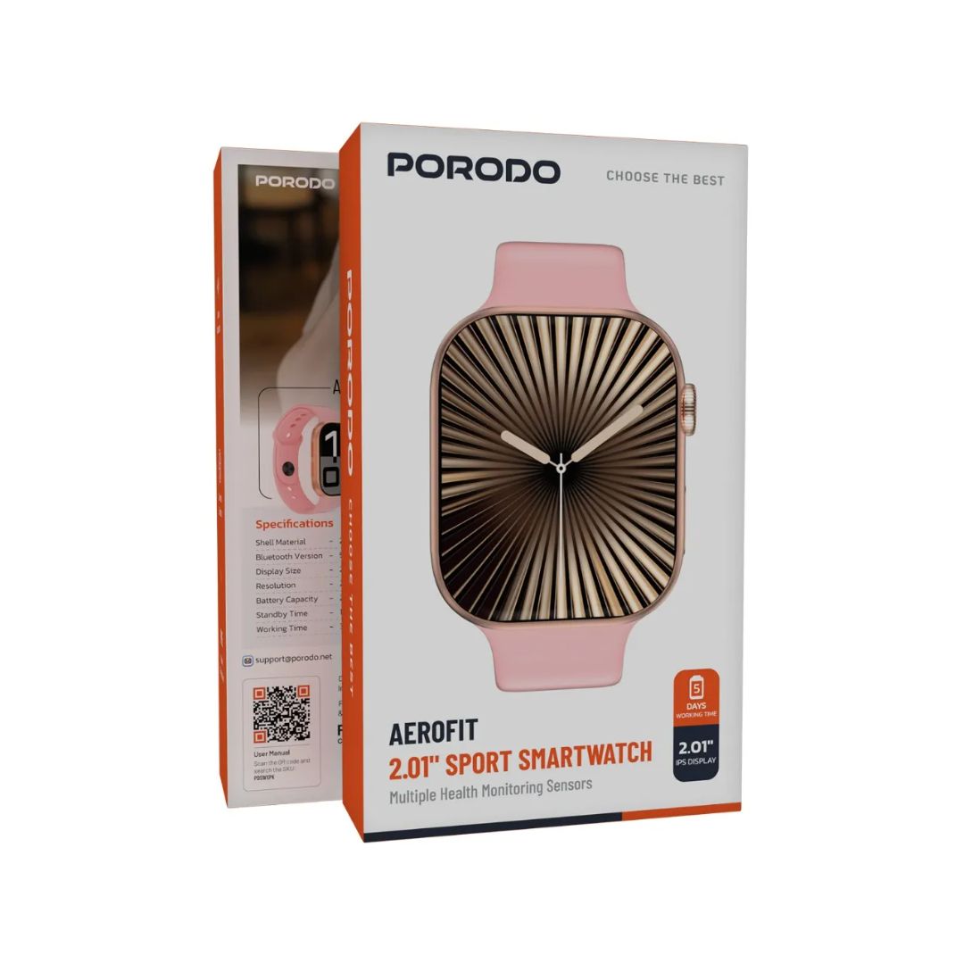 Porodo Aerofit 2.01" Sport Smartwatch