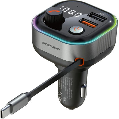 Porodo Audio Boost Bluetooth FM Transmitter