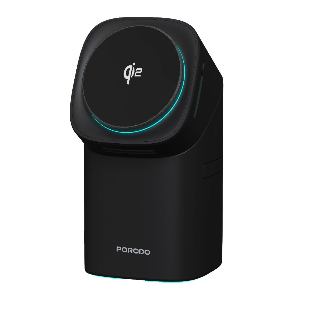Porodo Auto Rotate &amp; Slide Qi2 MagSafe Charging
