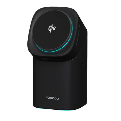 Porodo Auto Rotate &amp; Slide Qi2 MagSafe Charging