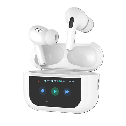 Porodo Blue AirPods Pro 2 with Touch Display | ANC &amp; ENC