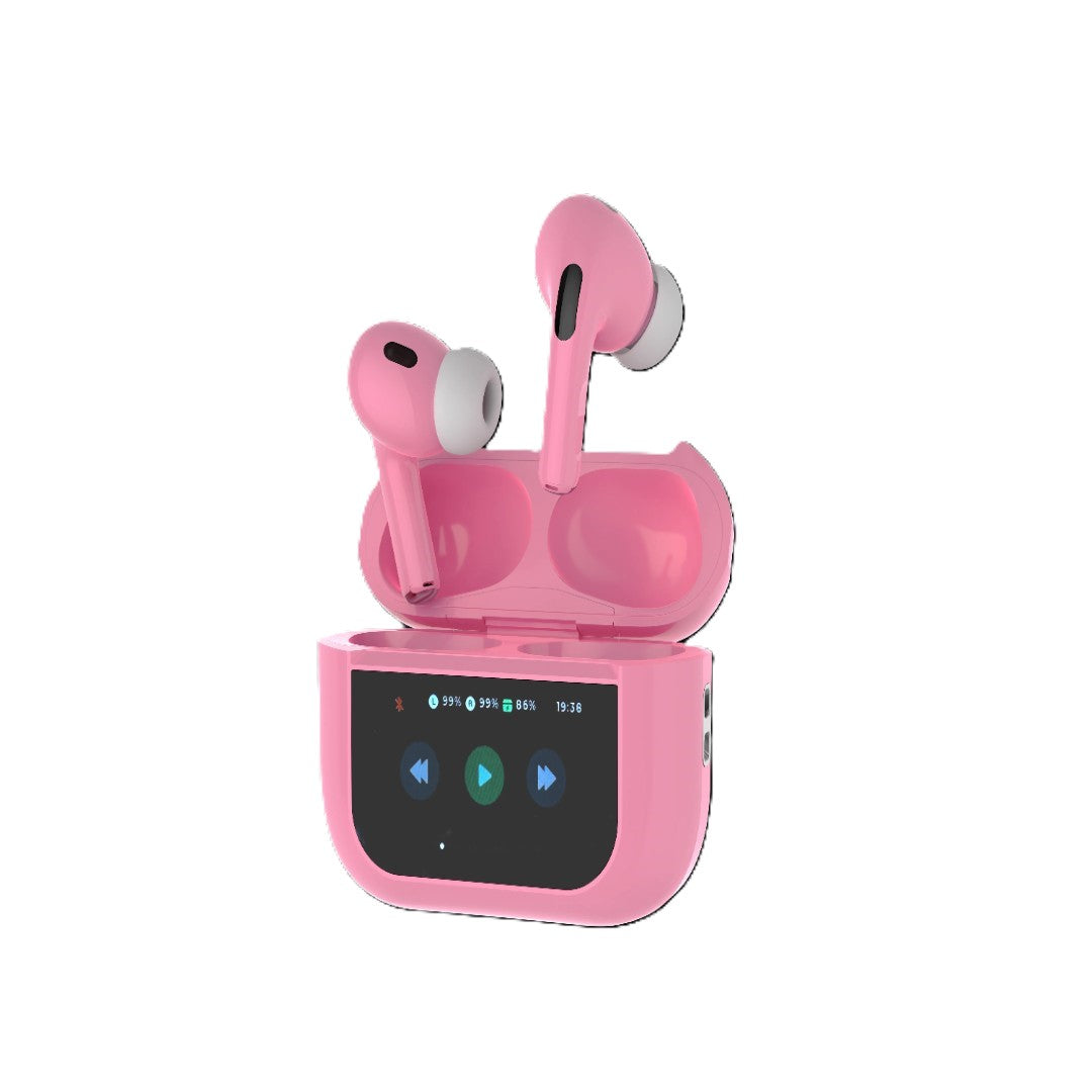 Porodo Blue AirPods Pro 2 with Touch Display | ANC &amp; ENC