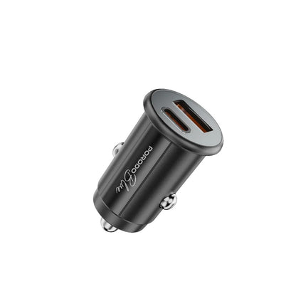 Porodo Blue Dual Port 30W Car Charger