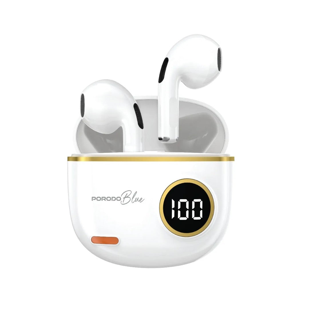 Porodo Blue Pop Tune True Wireless Deep Bass Earbuds