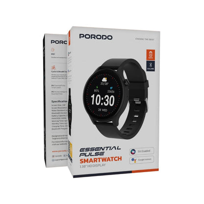 Porodo Essential Pulse Smart Watch 1.38" HD Display