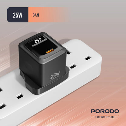 Porodo GaN 25W USB-C Wall Charger
