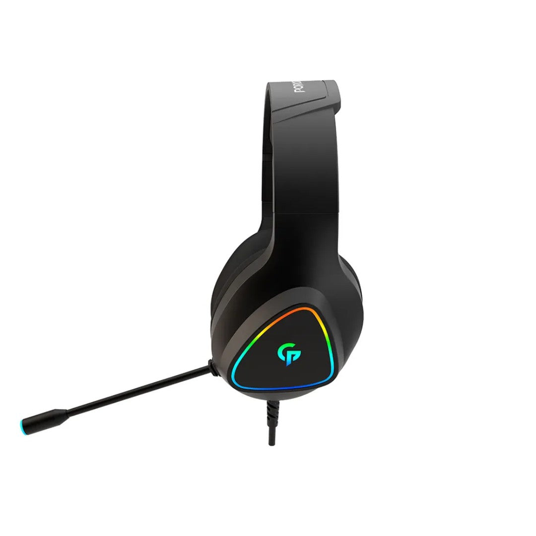 Porodo Gaming RGB Headphone | HD Sound &amp; Noise-Cancelling Mic
