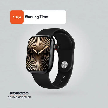 Porodo Magnifico 3 Smart Watch – 2.0" IPS HD Display