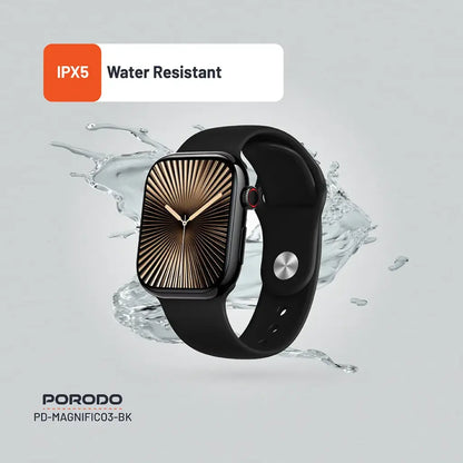 Porodo Magnifico 3 Smart Watch – 2.0" IPS HD Display
