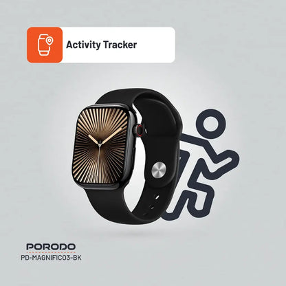 Porodo Magnifico 3 Smart Watch – 2.0" IPS HD Display