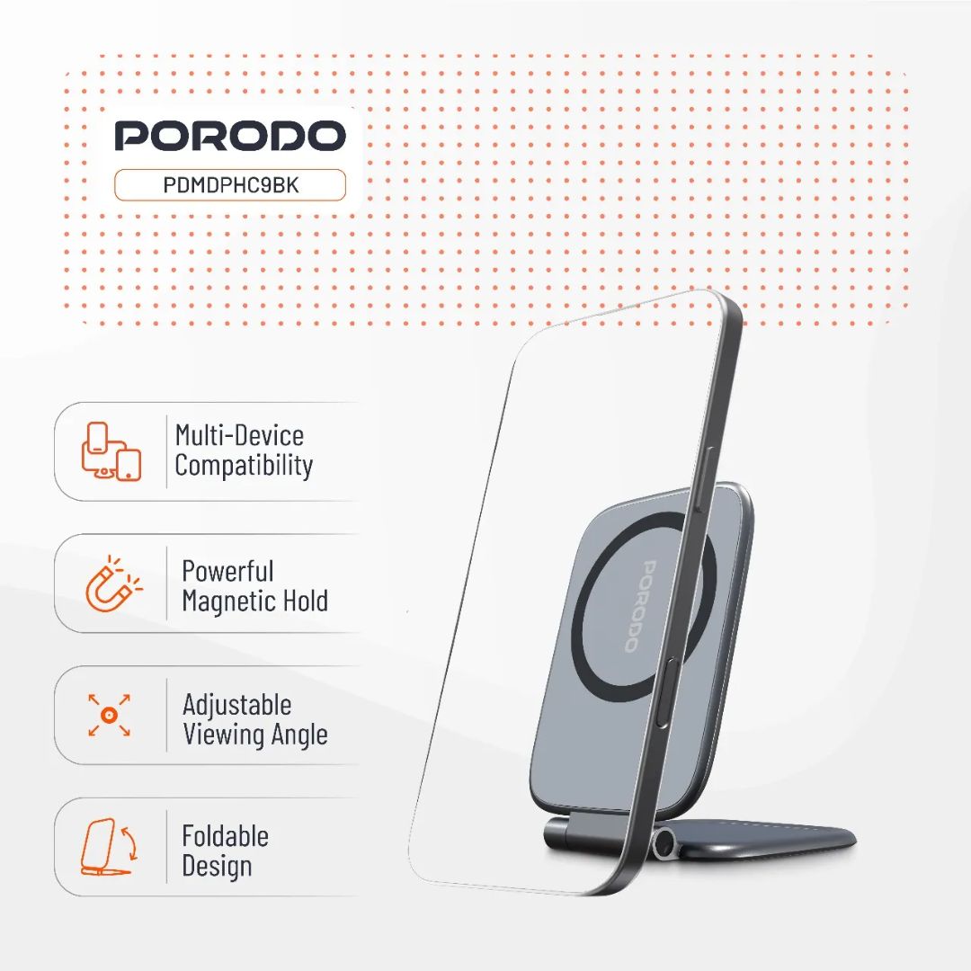 Porodo Magnifold Ultra-Slim Phone Holder