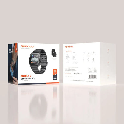 Porodo Nomad Smart Watch – 1.54" TFT Display