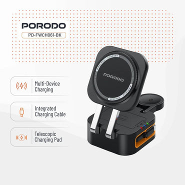 Porodo Pocket-Sized Folding Wireless Charger