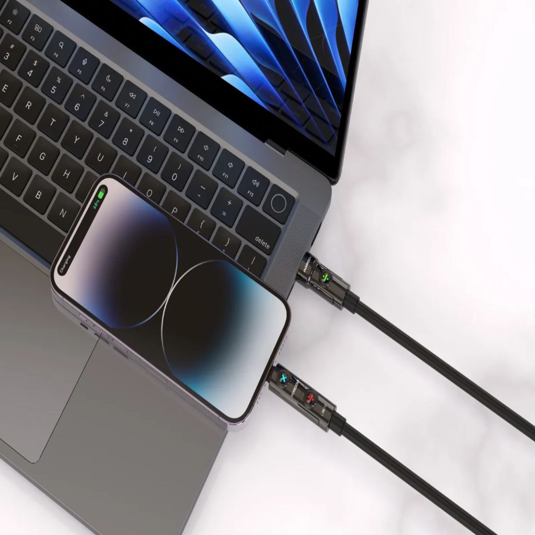 Porodo Powerglow 4-in-1 High-Speed Charging Cable PD 240W