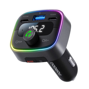 Porodo Smart Car Charger FM Transmitter