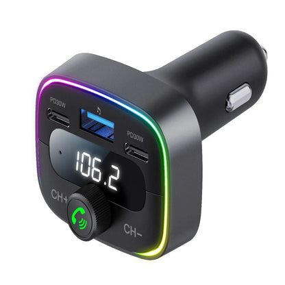 Porodo Smart Car Charger FM Transmitter