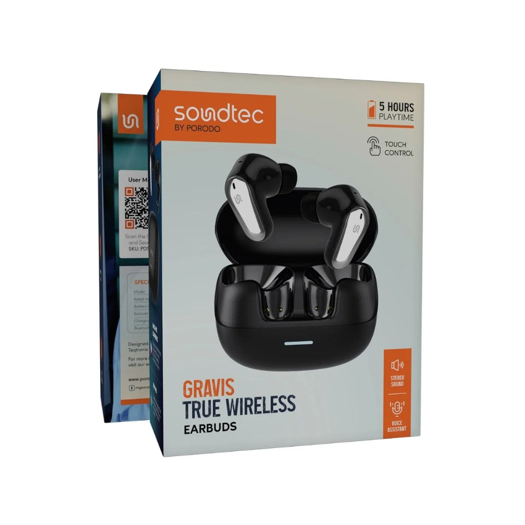 Porodo Soundtec Gravis True Wireless Earbuds
