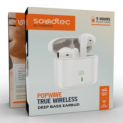 Porodo Soundtec Popwave True Wireless Deep Bass Earbuds
