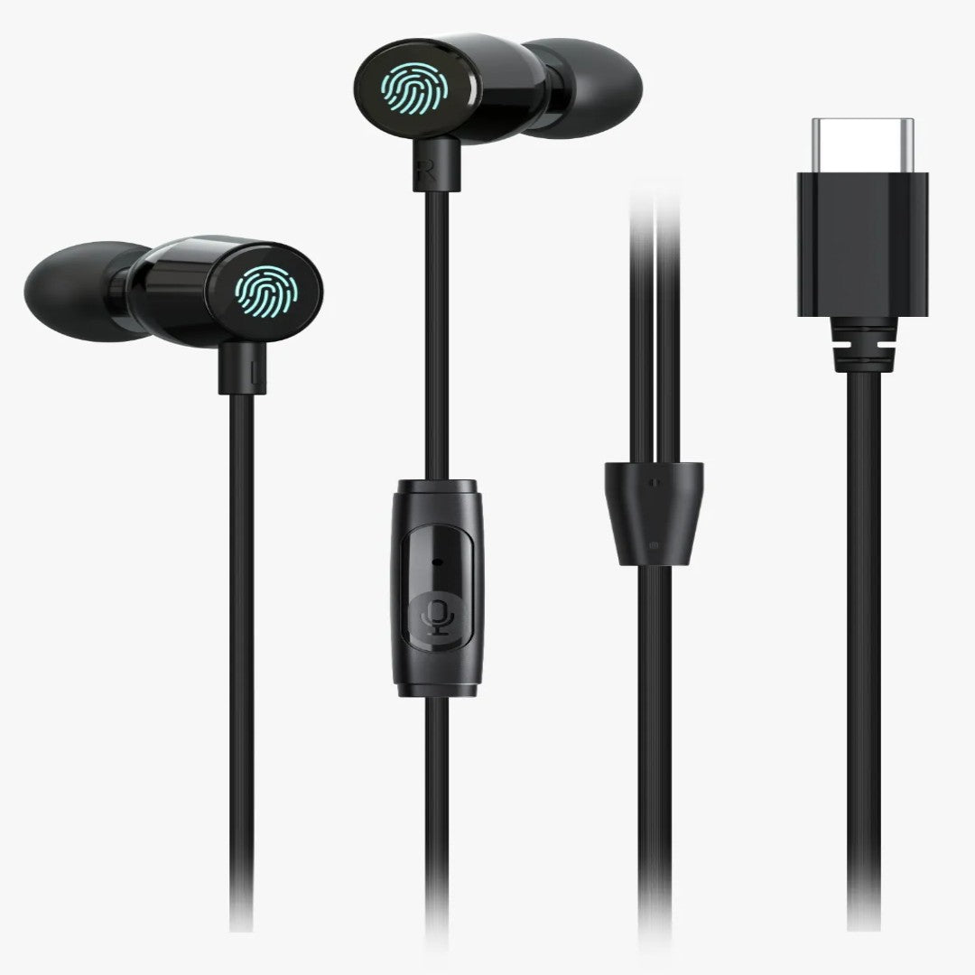 Porodo Soundtec Touch Controls Earphone (Type-C)