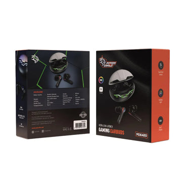 Porodo Ultra Low-Latency Gaming Earbuds | ENC &amp; RGB Lights
