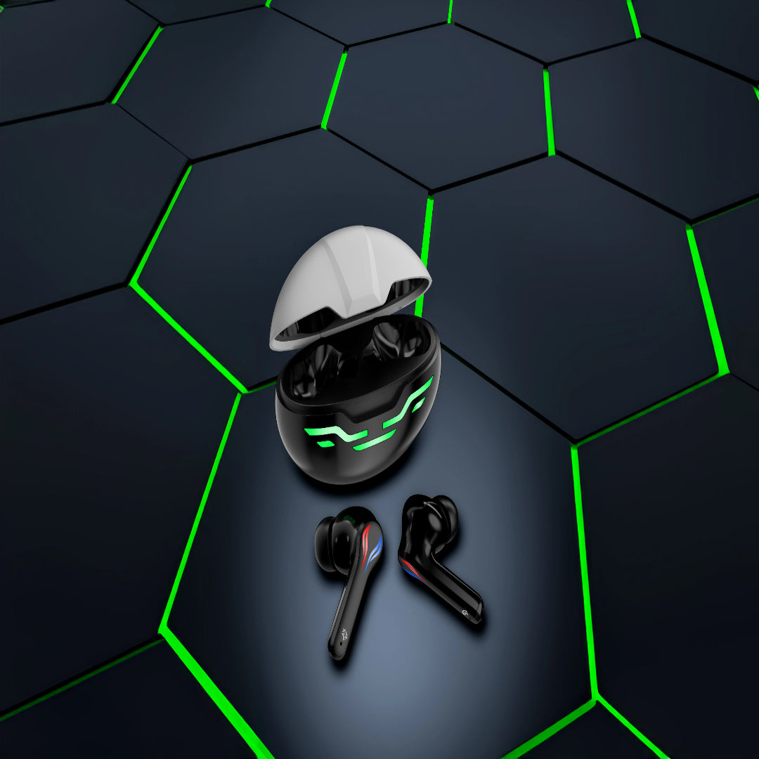 Porodo Ultra Low-Latency Gaming Earbuds | ENC &amp; RGB Lights