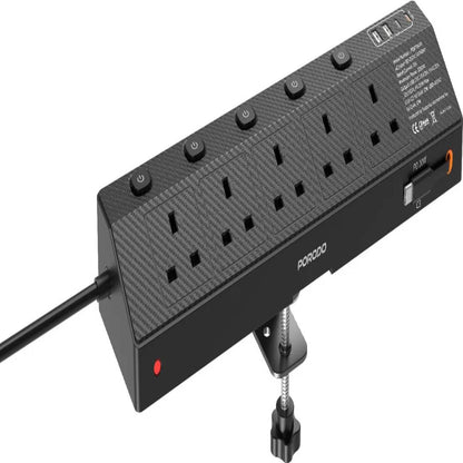 Porodo Voltguard Multi-Port Power Socket PD 20W