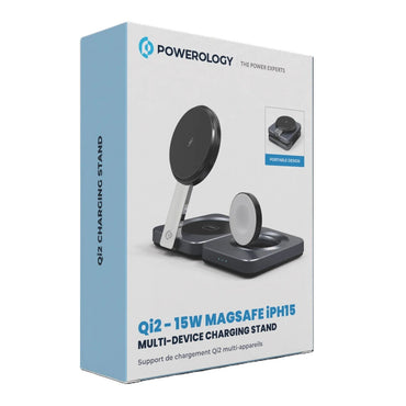 Powerology 3-in-1 Foldable Magnetic Wireless Charger