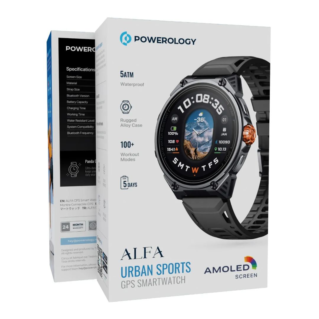 Powerology Alfa Urban Sports GPS Smart Watch