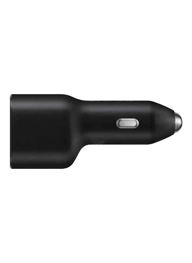 Samsung Dual Port Car Charger 25W + 15W Black