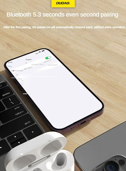 U4S TWS Wireless Earbuds, Earphone Bluetooth 5.3, Quickly Connection, Hifi Sound, Long Battery Life