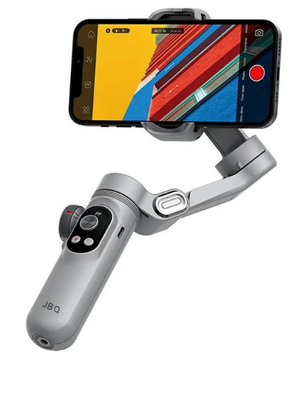 JBQ 3-Axis Foldable Gimbal Stabilizer for Smartphones – Handheld Phone Gimbal with Tripod