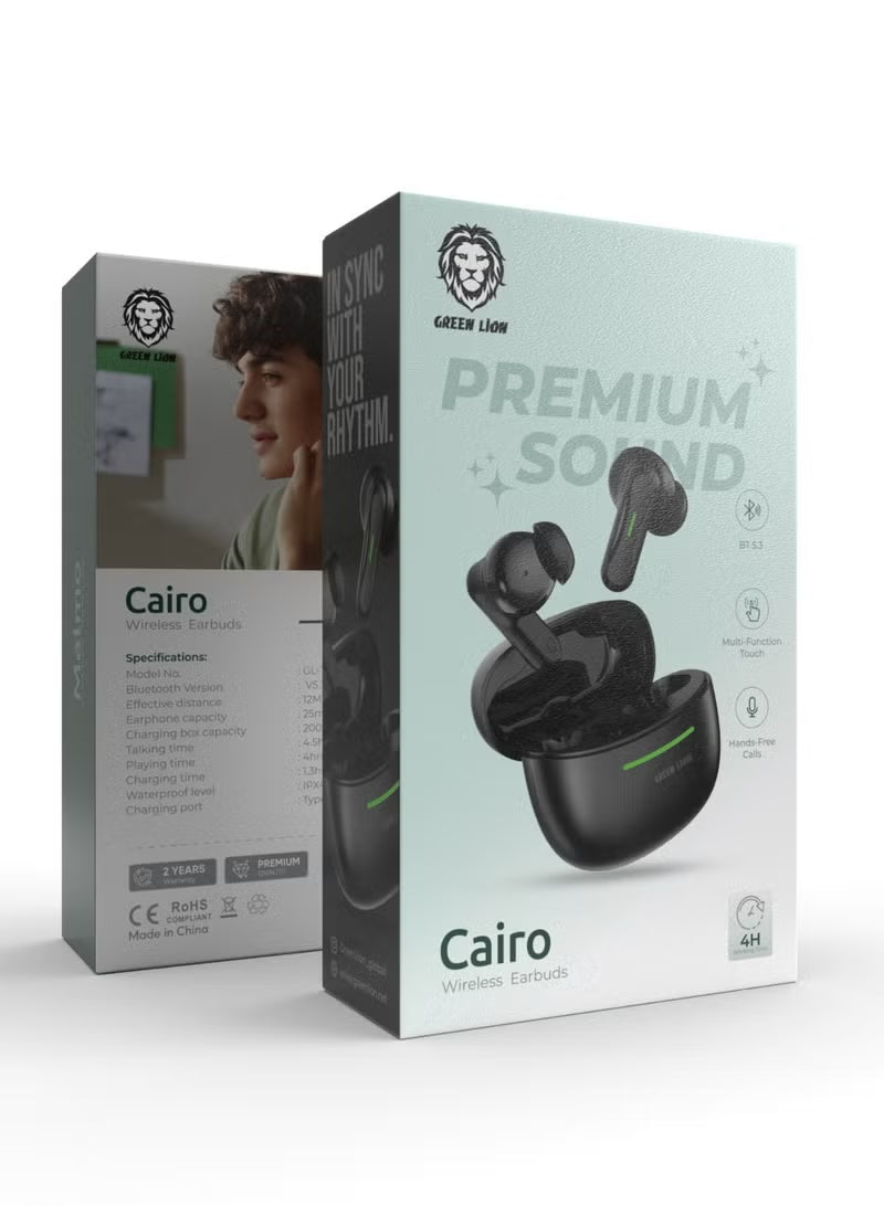 Cairo Wireless Earbuds/Multi-Function Touch/Bluetooth V5.3
