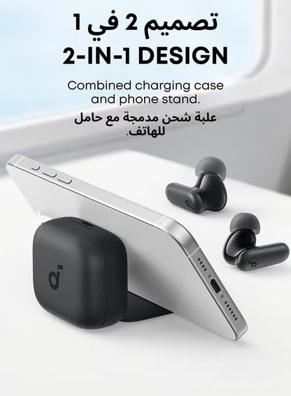 Soundcore R50i NC by Anker Noise Cancelling Earbuds, Strong and Smart Noise Cancelling, Powerful Bass, 45H Playtime