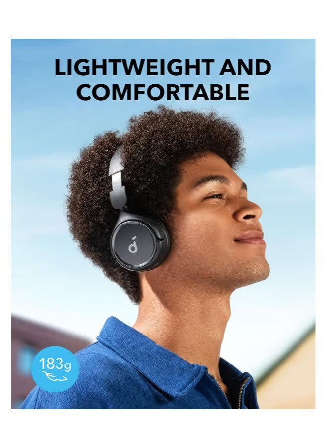 Soundcore H30i Wireless On-Ear Headphones, Foldable Design, Pure Bass, 70H Playtime