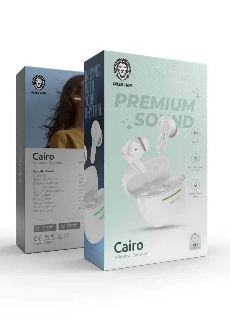 Cairo Wireless Earbuds/Multi-Function Touch/Bluetooth V5.3
